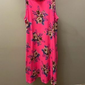 Nwot Yahada boutique M floral dress w/pockets